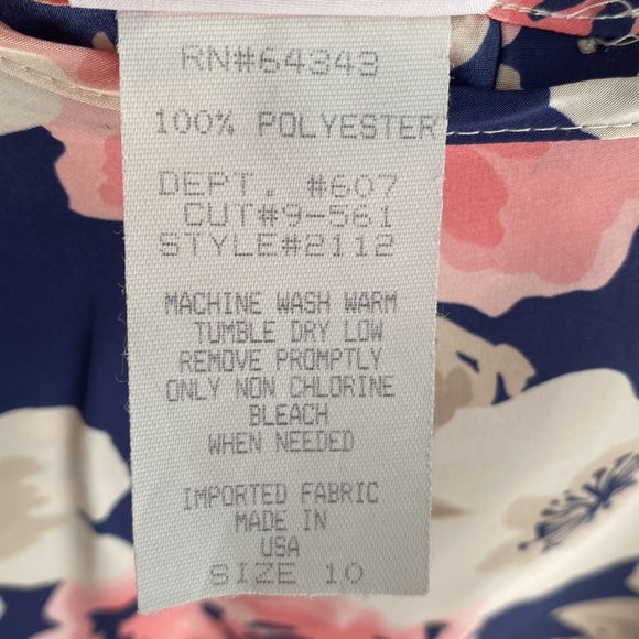 Apostrophe Floral Short sleeve top, Size 10 - Picture 4 of 8